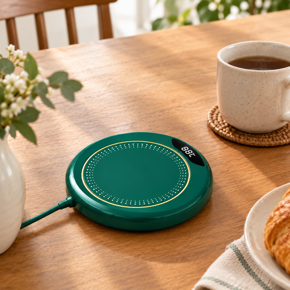 Green Mug Warmer
