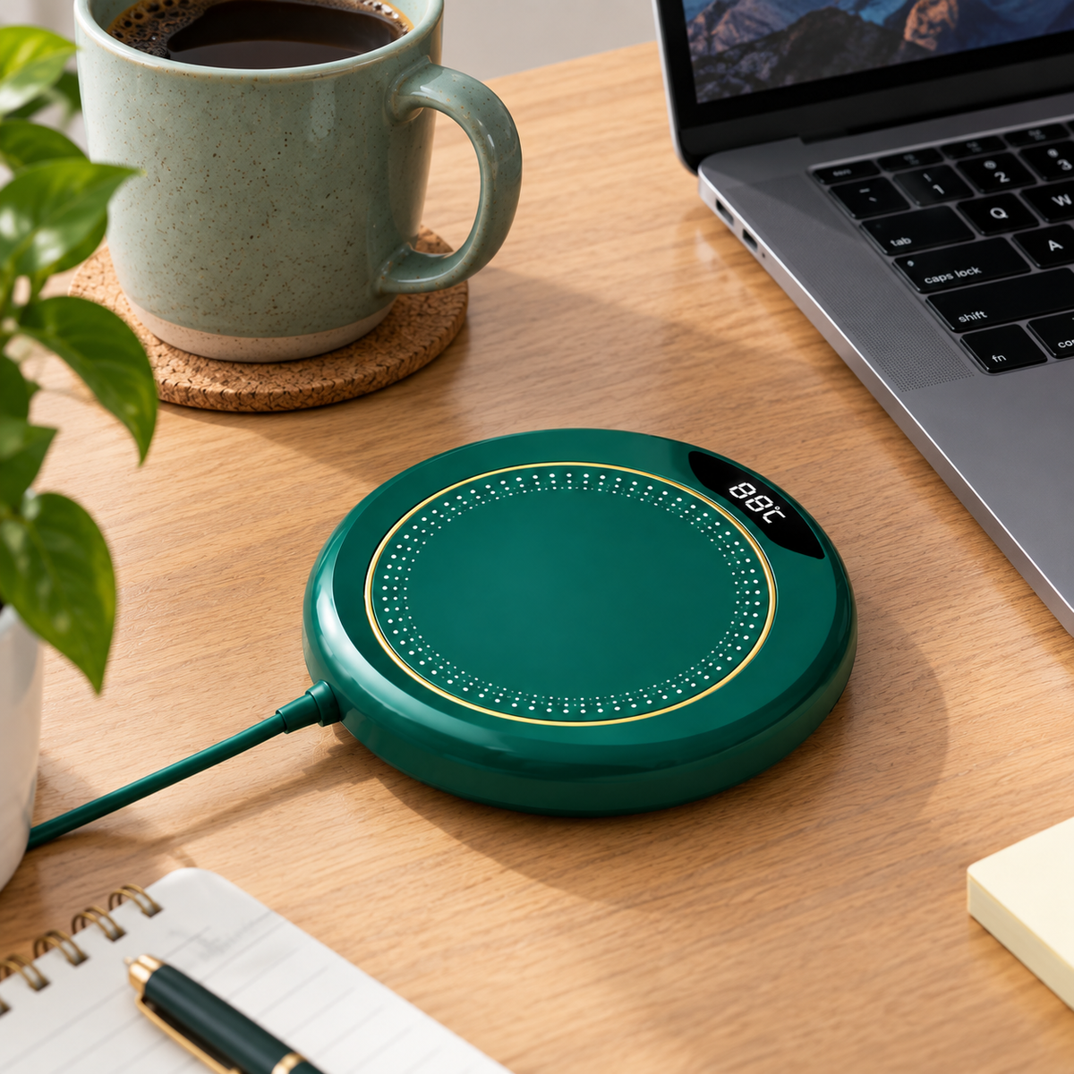 Green Mug Warmer